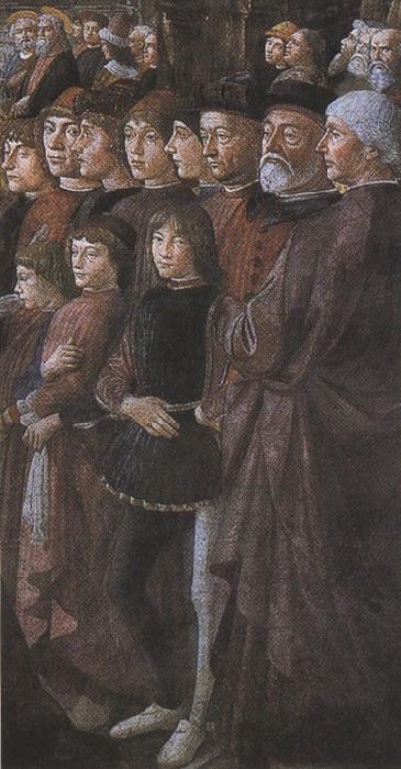 Sandro Botticelli Domenico Ghirlandaio,The Calling of the first Apostles,peter and Andrew (mk36)